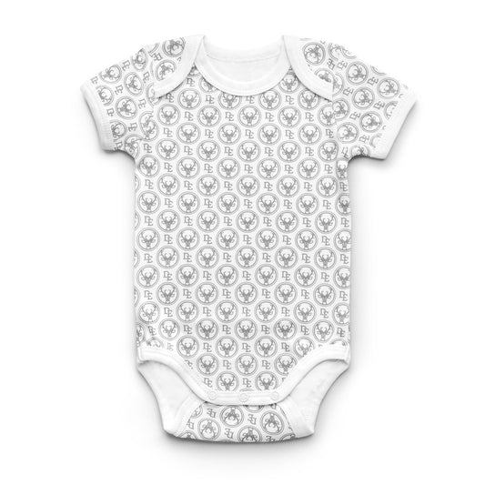 Short Sleeve Bodysuit with Signature Print