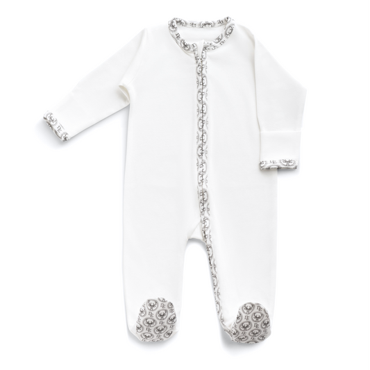 Footed Sleeper with zipper